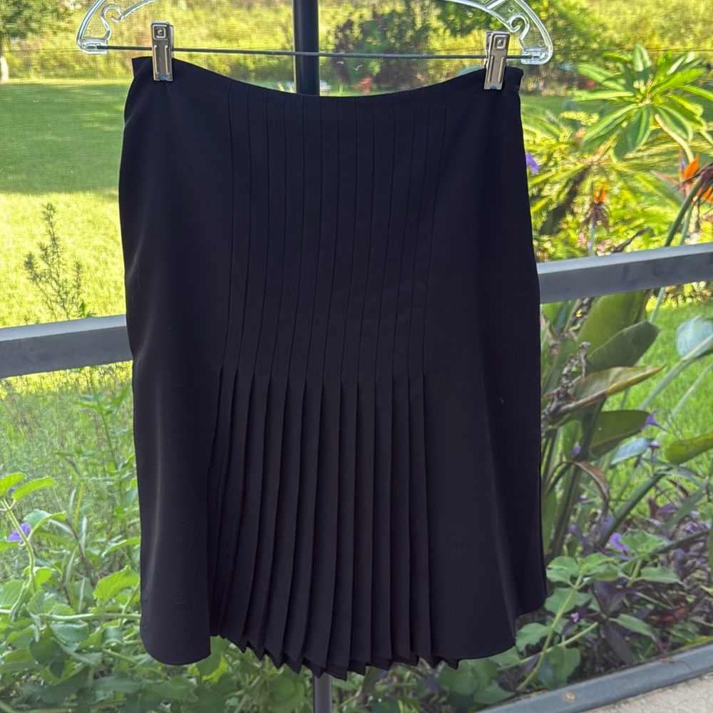 Ralph Lauren black pleated Pencil Skirt size 2